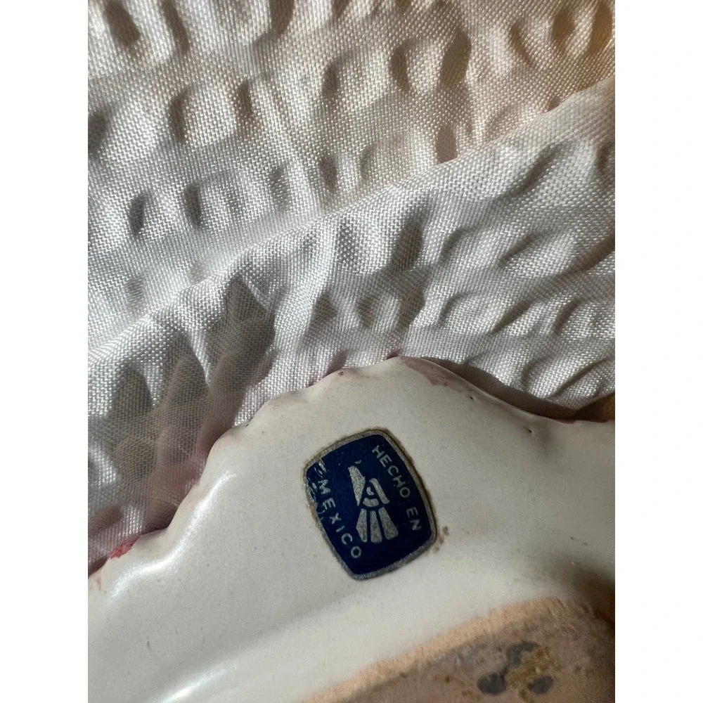 MacKenzie-Childs Ceramic Fish‎ Knob 5in Colorful Checker Pink Pull Handle